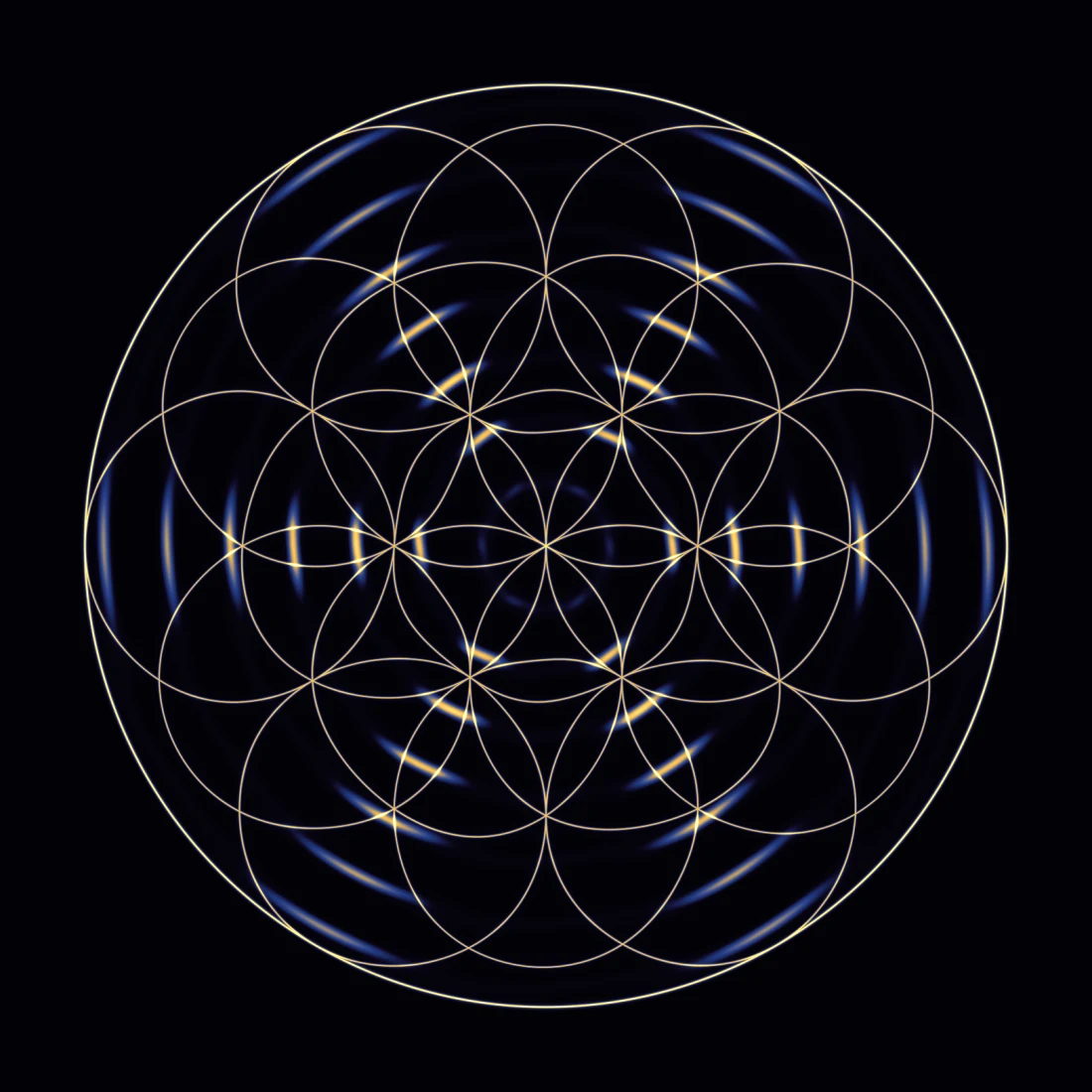 Water mode: Flower of Life at 528 Hz
